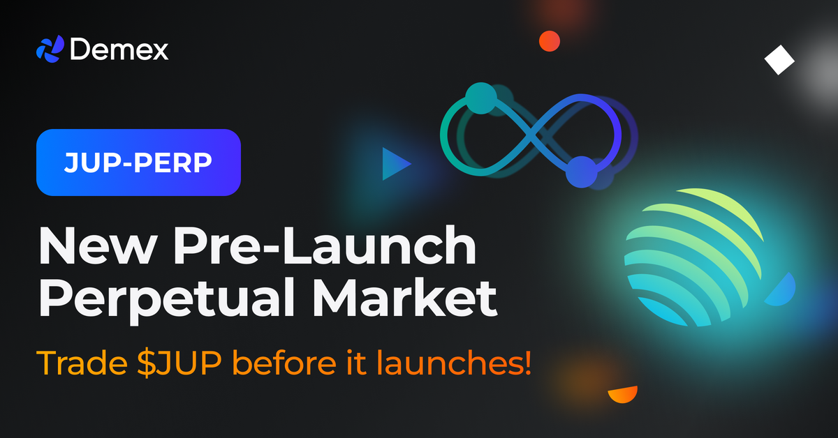 Demex Introduces JUP Perpetuals As A Pre-Launch Market