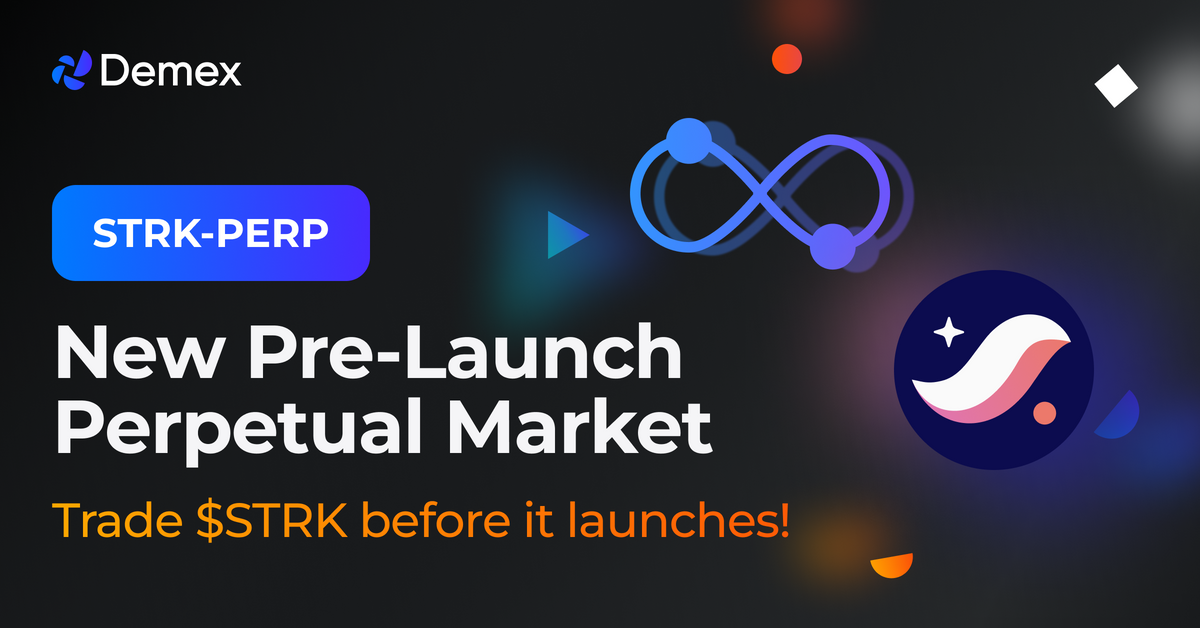 Demex Introduces STRK Perpetuals As A Pre-Launch Market