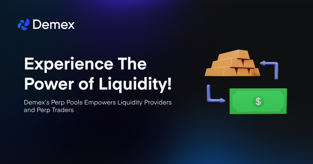 Experience The Power of Liquidity with Demex’s Perp Pools!