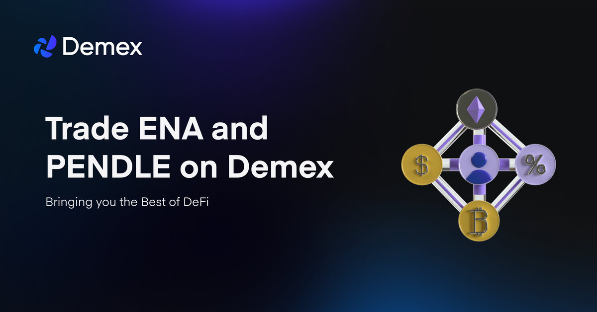 Trade ENA and PENDLE, The Best of DeFi on Demex