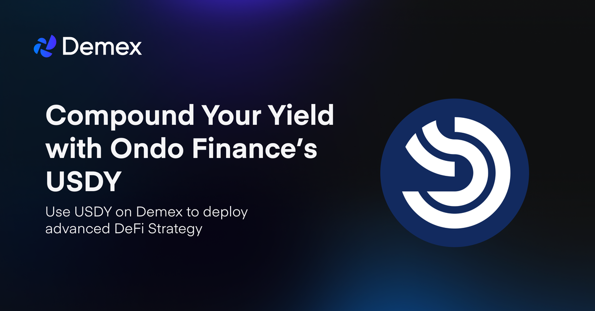 Compound Your Yield with Ondo Finance’s USDY Yieldcoin on Demex