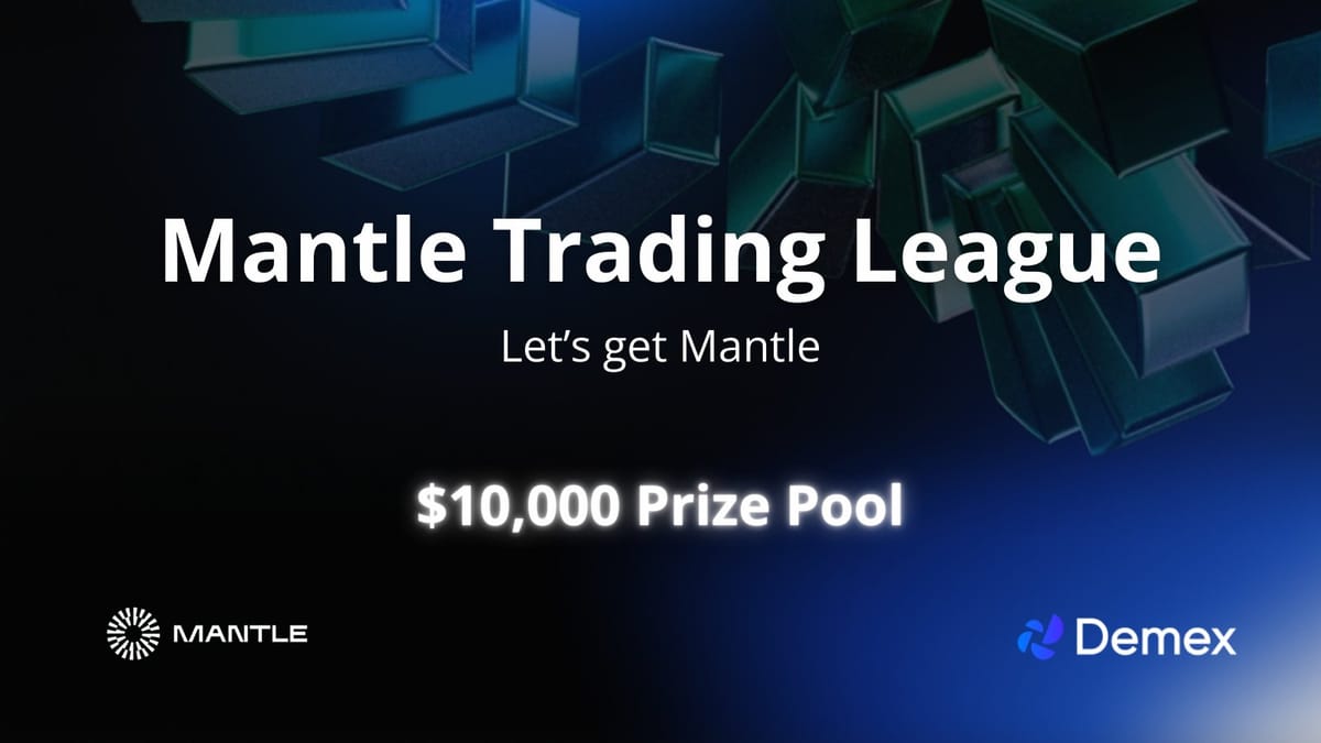 $10,000 Mantle Trading League: Trade MNT Perps and Win Big on Demex